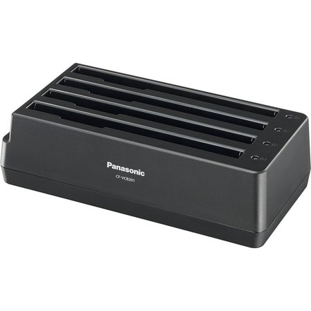 PANASONIC 4-Bay Battery Charger For Cf-20 Mk1, Mk2. Includes 100W Ac Adapter. CF-VCB201M